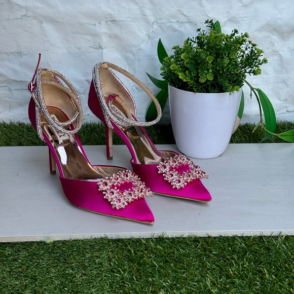 BADGLEY MISCHKA Saint Elegant 2 Piece with Ankle Strap size 7 - Picture 12 of 13